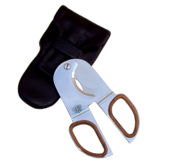  Cigar cutter in leather case 